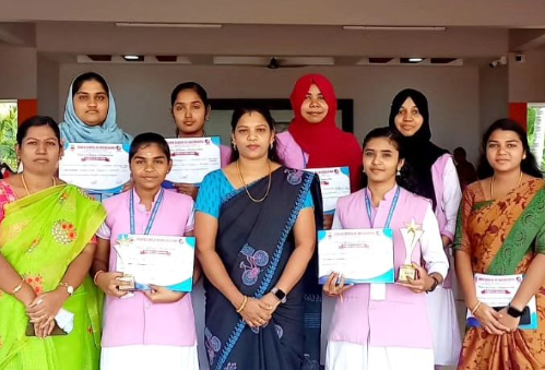 Students participated in Business Quiz competition and won prizes from Udaya school of Engineering